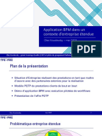 Presentation BPM Contexte D'entreprise Étendue