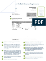 Bank Statement Requirement