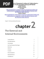 Management Leading and Collaborating in A Competitive World 11th Edition Bateman Solution Manual