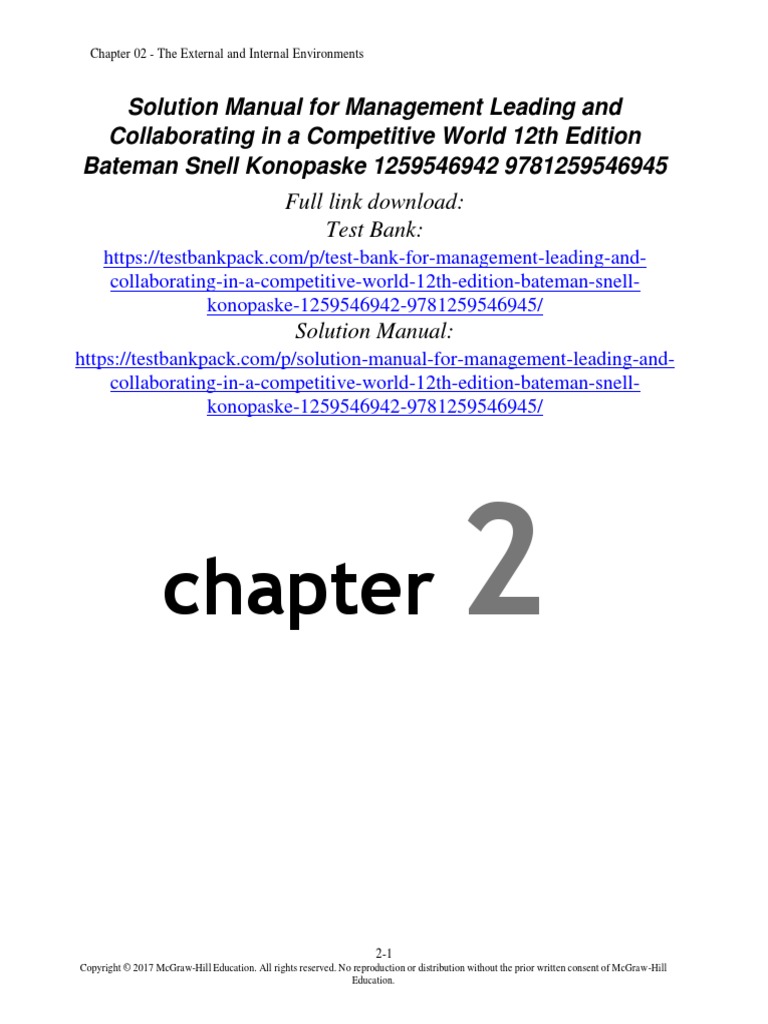 Management Leading and Collaborating in A Competitive World 12th ...