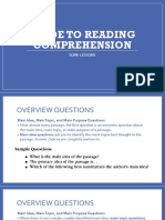 Guide To Reading Comprehension Ii