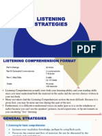 Listening Strategies