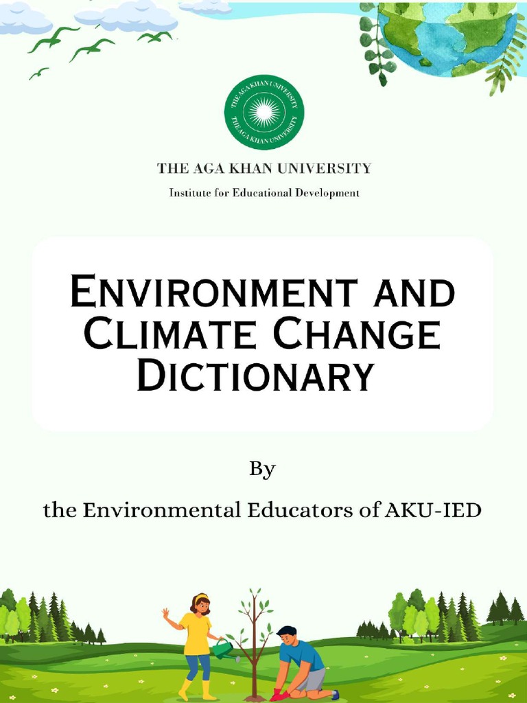 Environment and Climate Change Dictionary PDF