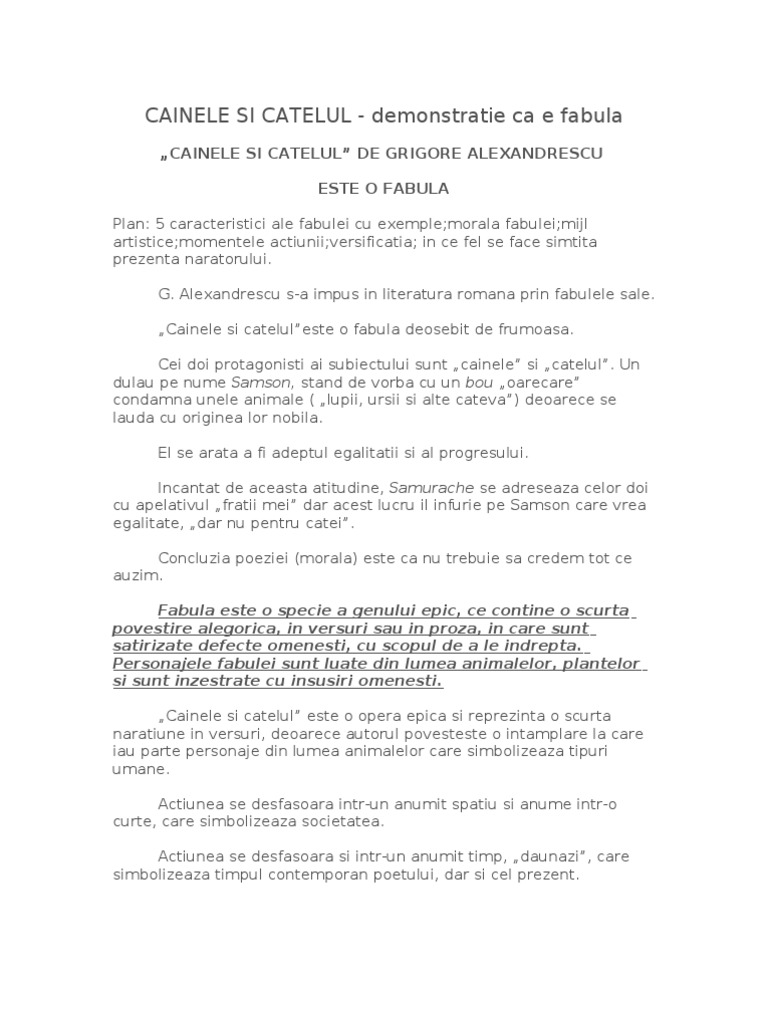 Www Referat Ro Cainele Si Catelul893ca0bf
