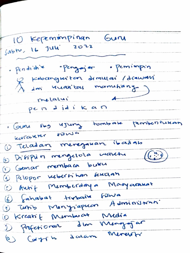 10 Kepemimpinan Guru Resume ZT - 1702277875