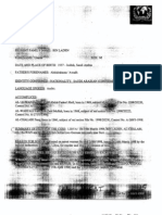 Dossier Interpol D'oussama Ben Laden (Alias Tim Osman À La CIA)