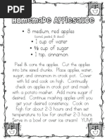 Download Applesauce Recipe by Cara Hagerty Carroll SN66064476 doc pdf