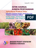 Statistik Harga Produsen Pertanian Subsektor Tanaman Pangan, Hortikultura Dan Tanaman Perkebunan Rakyat 2014