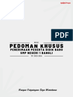 Pedoman Khusus PPDB SMPN 1 Bangli TP. 2023-2024