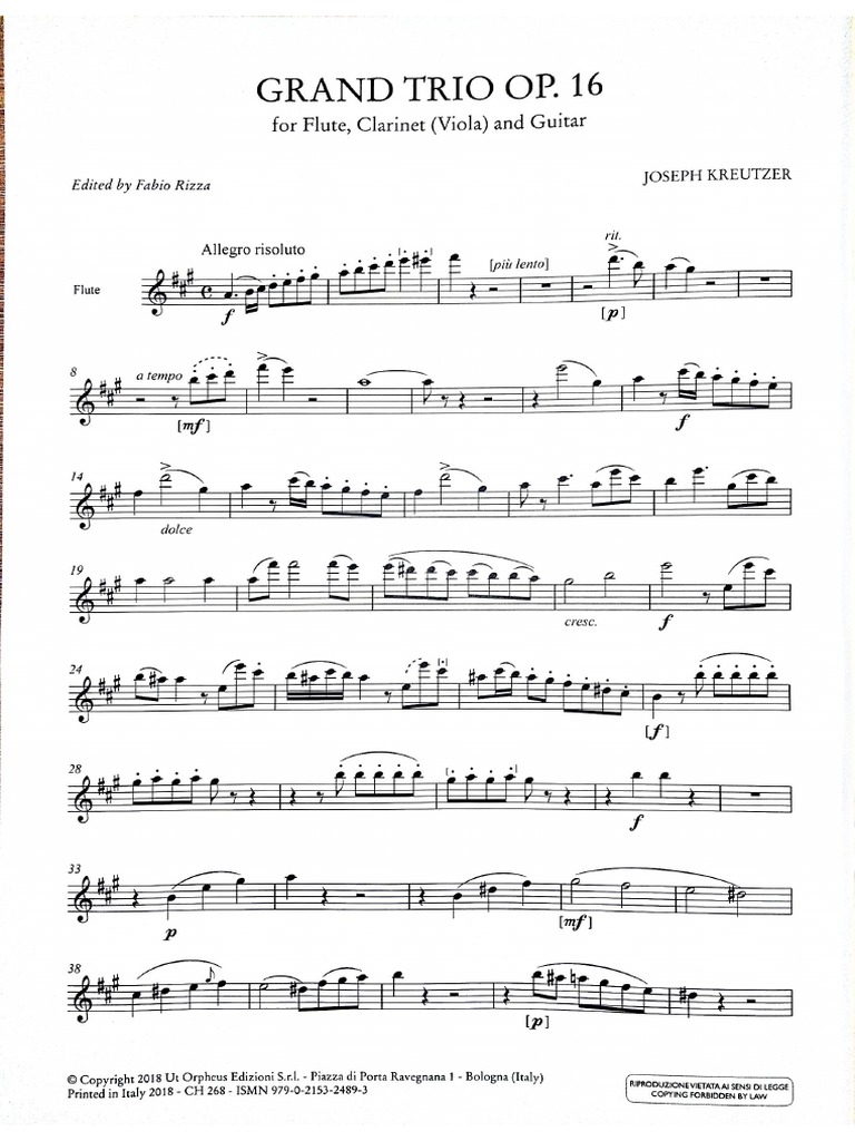 Kreutzer GrandtrioOp.16 FLUTE PDF
