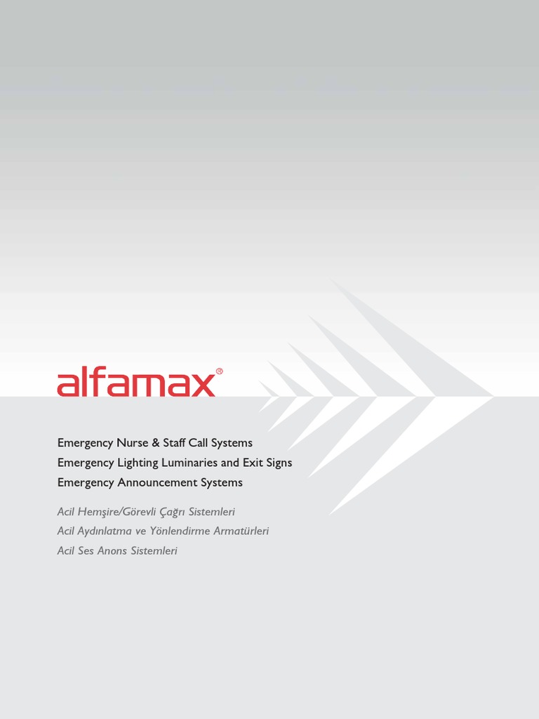 Brochure ALFAMAX tirette d'urgence | PDF