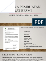 Cara Pembuatan Surat Resmi