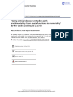 Doing Critical Discourse Studies With Multimodality: From Metafunctions To Materiality' by Per Ledin and David Machin