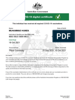 MUHAMMAD HUMZA COVID-19 Digital Certificate 20211019