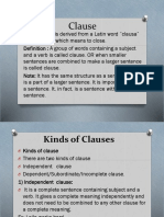 Noun Clause  