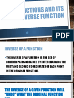 Functions and Its Inverse Function