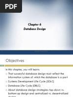 Topic 6 Database Design