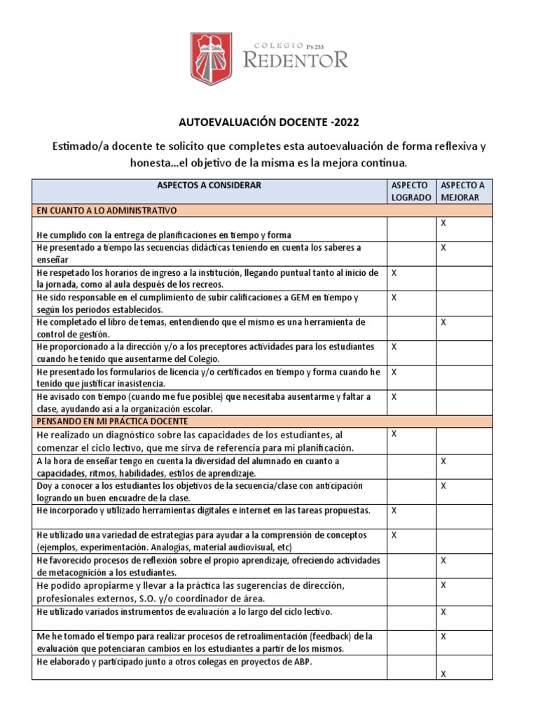 Evaluacion Docente | PDF | Maestros | Evaluación