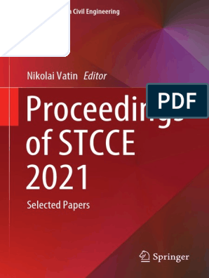 Proceedings of Stcce 2021: Nikolai Vatin Editor, PDF, Cement