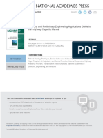 The National Academies Press: Planning and Preliminary Engineering Applications Guide To The Highway Capacity Manual