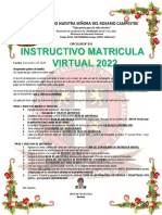 Instructivo Matricula 2022