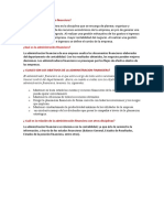 ¿Qué Es La Administración Financiera?