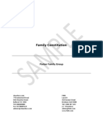 Sample Family Constitution