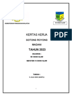 Kertas Kerja Gotong Royong Madani Sksa