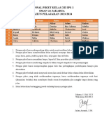 Jadwal Piket Kelas Xii Ips 2