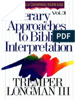 Lterary Approaches to Biblical Interpretation- Longman III