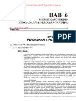 BAB 6 Spesifikasi Teknis Pipa HDPE