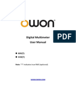 390 737 b35t Digital Multimeter Owners Manual