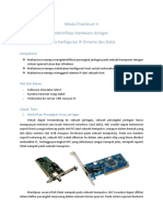 Identifikasi Hardware Jaringan Dan Konfigurasi IP Dinamis-Statis