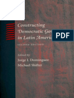 (Inter-American Dialogue Book.) Domínguez, Jorge I. - Shifter, Michael - Constructing Democratic Governance in Latin America-Joh