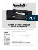RH 100 Manual