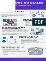Infografía Marketing y Redes Sociales Corporativo Gris y Azul