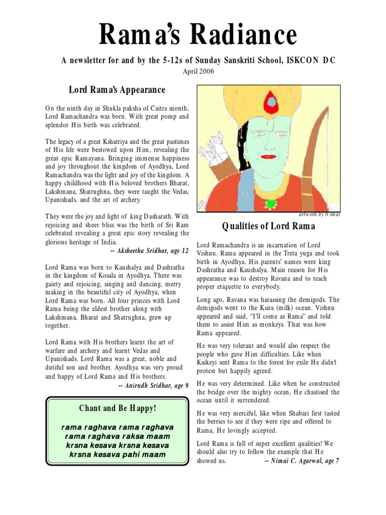 Lord Rama: Birth and Legacy | PDF | Rama | Vaishnava Texts