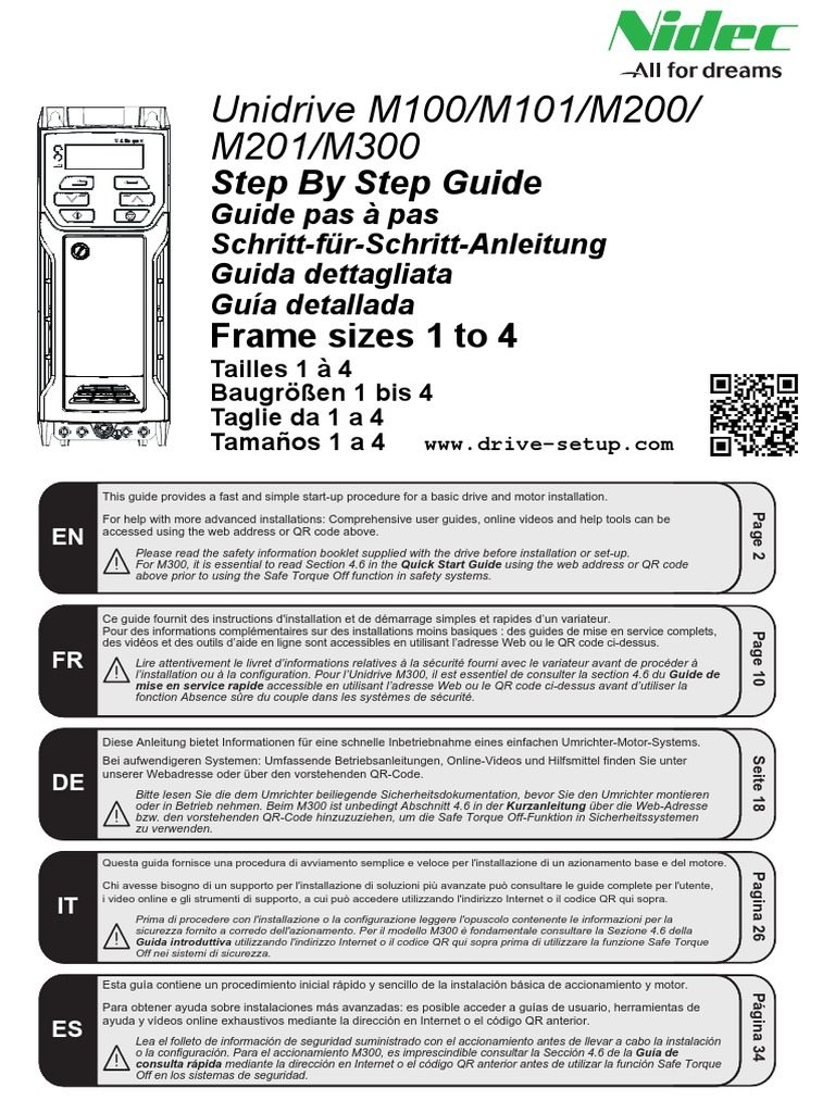 Control Technique M200 Quick Guide | PDF | Electrical Engineering ...
