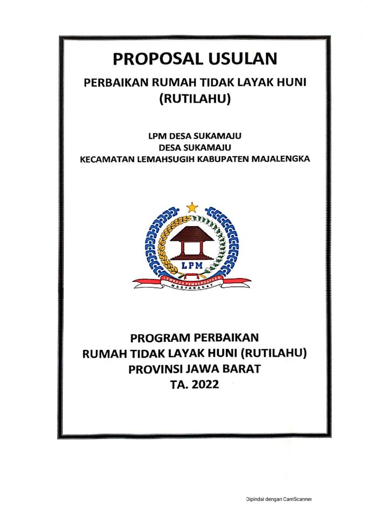 Proposal Rutilahu | PDF