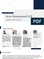 Avrio PLT Corporate Profile