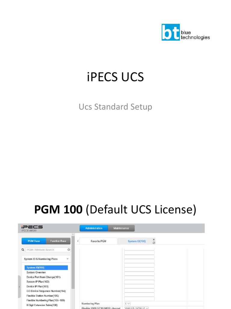 UCS Standard Setup Guide PDF