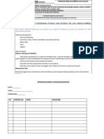 METHOD STATEMENT Doors and Windows