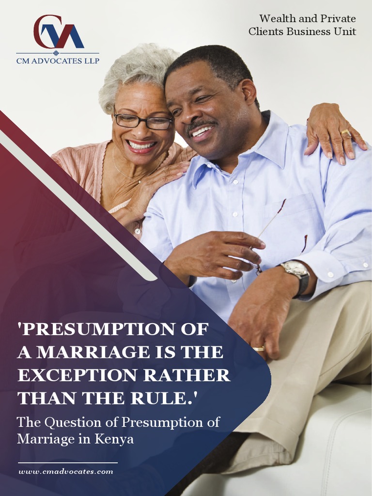 The Question of Presumption of Marriage in Kenya 2 - Compressed | PDF ...
