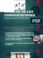 DERECHO DE LAS COMUNICACIONES Diapositivas