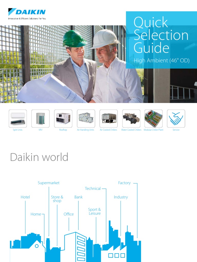Daikin Quick Selection Guide 2025 | PDF | Home | Applied And ...