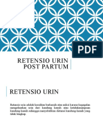 Retensio Urin Post Partum