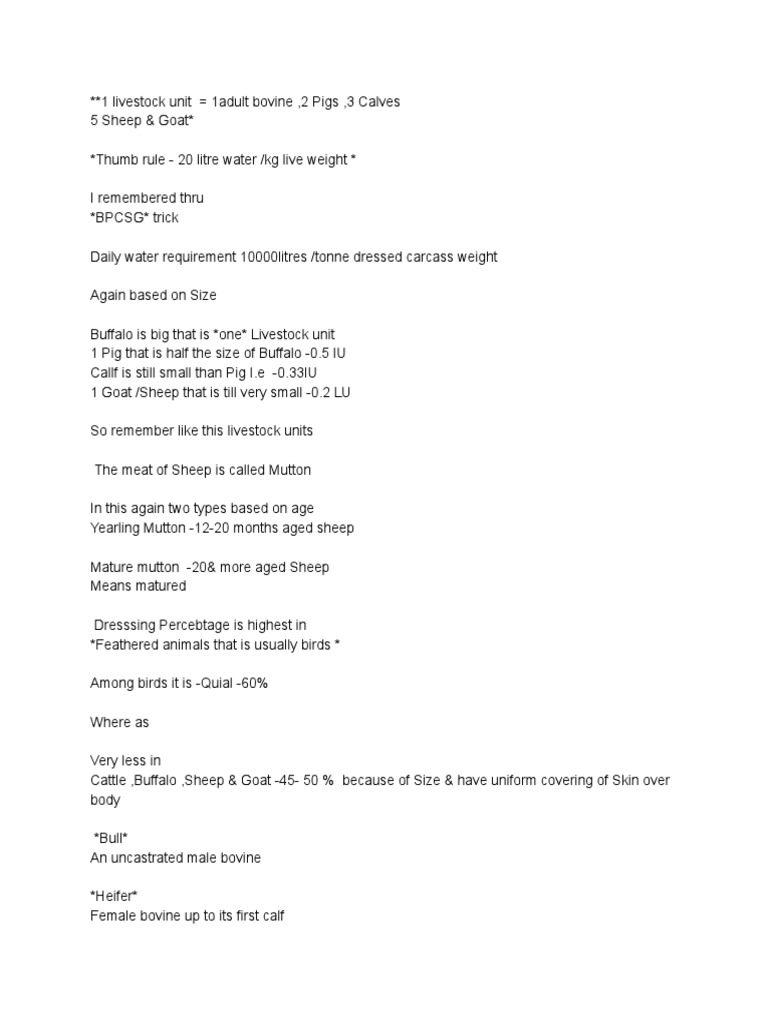 Bovine PDF Cattle Animal Slaughter