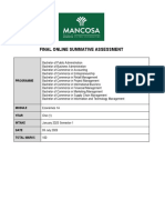 Economics 1A Final OSA