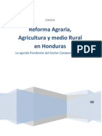 Reforma agraria Honduras agenda pendiente