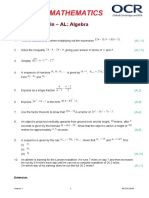 FSMQ Check in Algebra